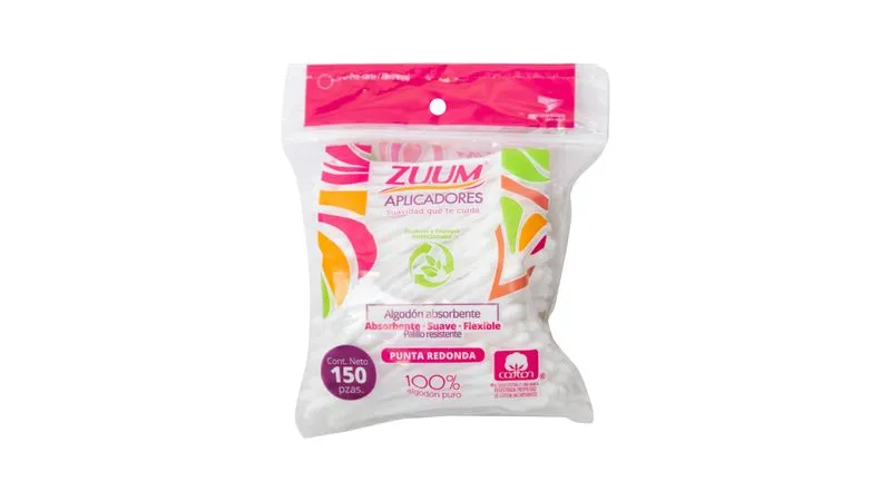 Hisopos ZUUM 100% algodón