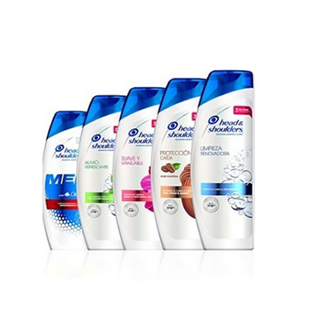 head & shoulders 375ML Variedad